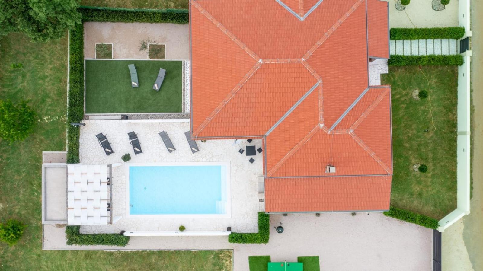 Holidayhouse Alirio With Heated Pool. Vrsi Exterior foto